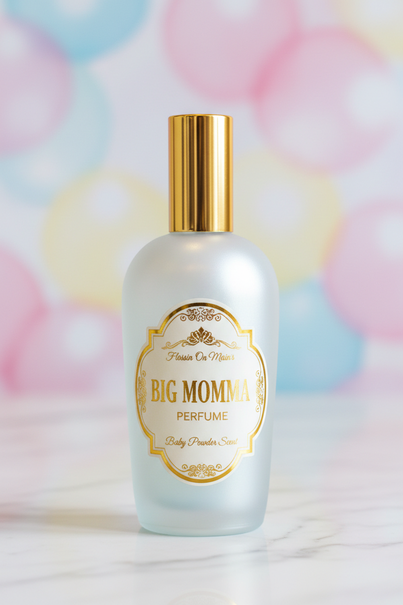 FLOSSIN ON MAIN'S BIG MOMMA PERFUME BABY POWDER SCENT