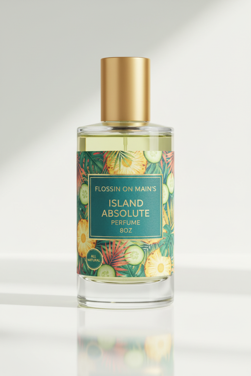 FLOSSIN ON MAINS ISLAND ABSOLUTE PERFUME 8OZ