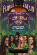 FLOSSIN ON MAIN'S LOC LOVE CLARIFYING AND CLEANSING CONDITIONER 16 OZ WITH ROSEMARY AND PEPPERINT